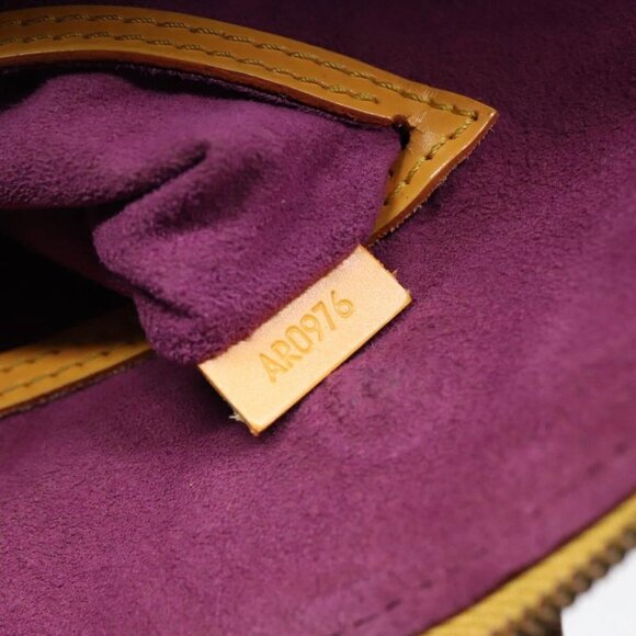 LOUIS VUITTON Epi Alma Hand Bag Yellow - Picture 14 of 16